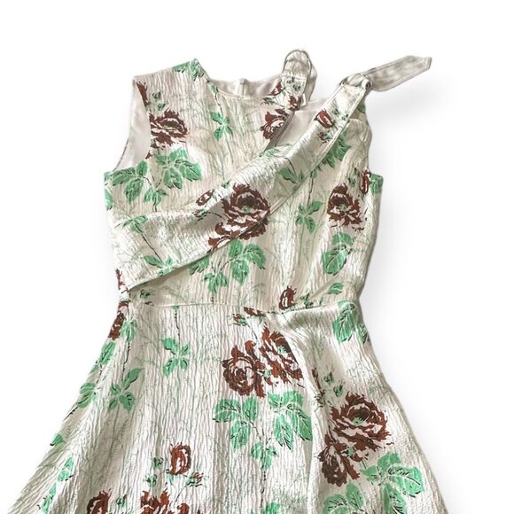 Victoria Beckham SS17 Rose Crepon D‑Ring Mini Dress UK8 US4, NWT - Picture 7 of 16